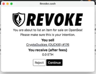 Revoke.Cash　Chrome